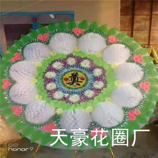 無錫批發(fā)1.8米花圈廠_天豪花圈廠