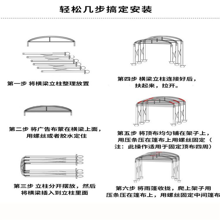 移动推拉蓬棚