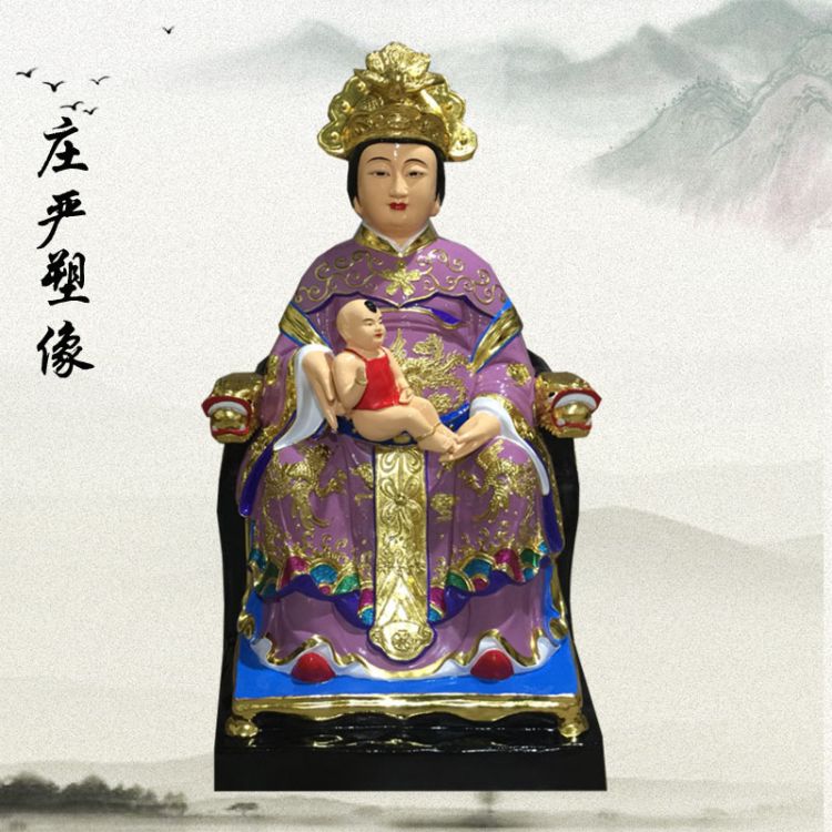 湖北玻璃钢九天玄女神像