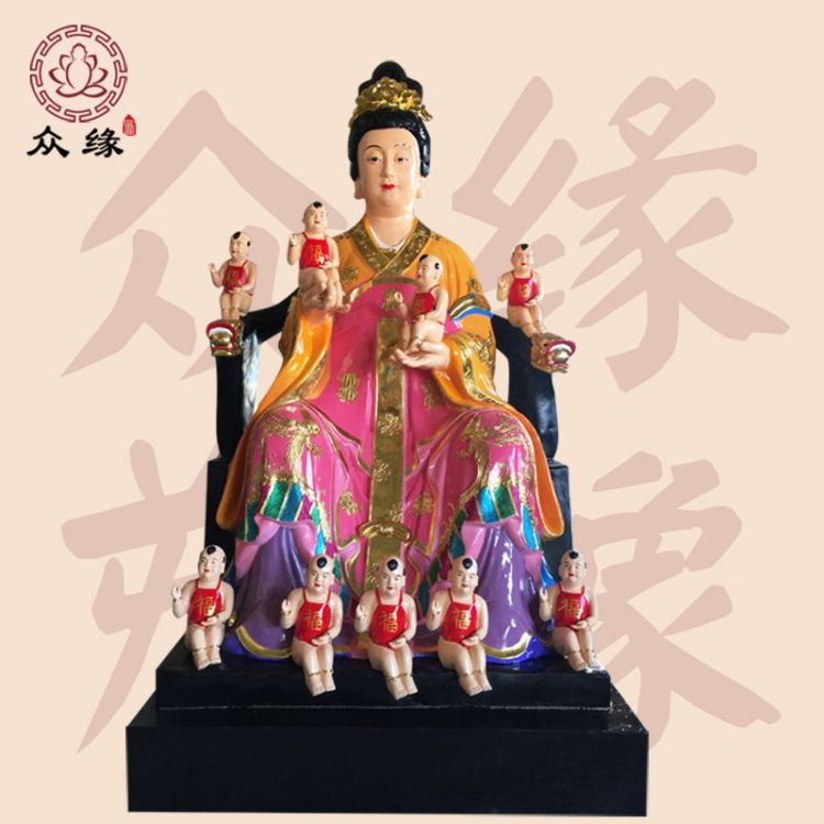 安徽彩繪送子奶奶神像 源頭廠家