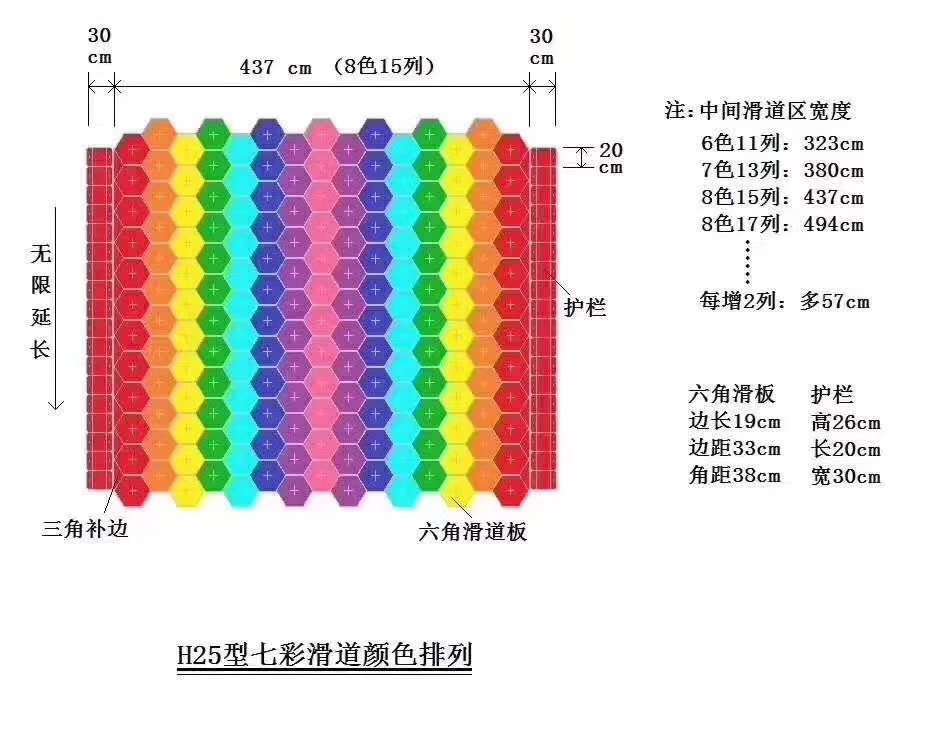 荆门七彩滑梯定制