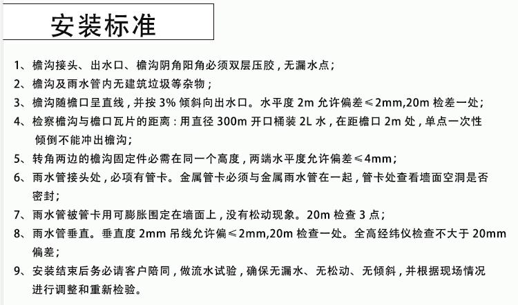 建筑屋面屋檐滴水檐设计安装