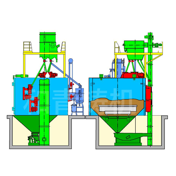 通过式抛丸机-青岛和青铸机-大型通过式抛丸机