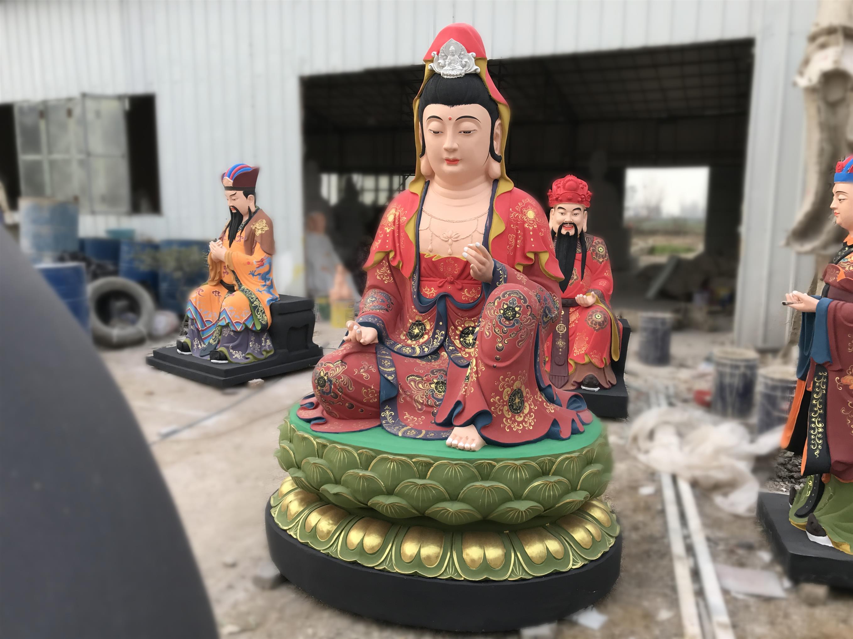 蘭州泥塑觀音菩薩佛像佛像廠家