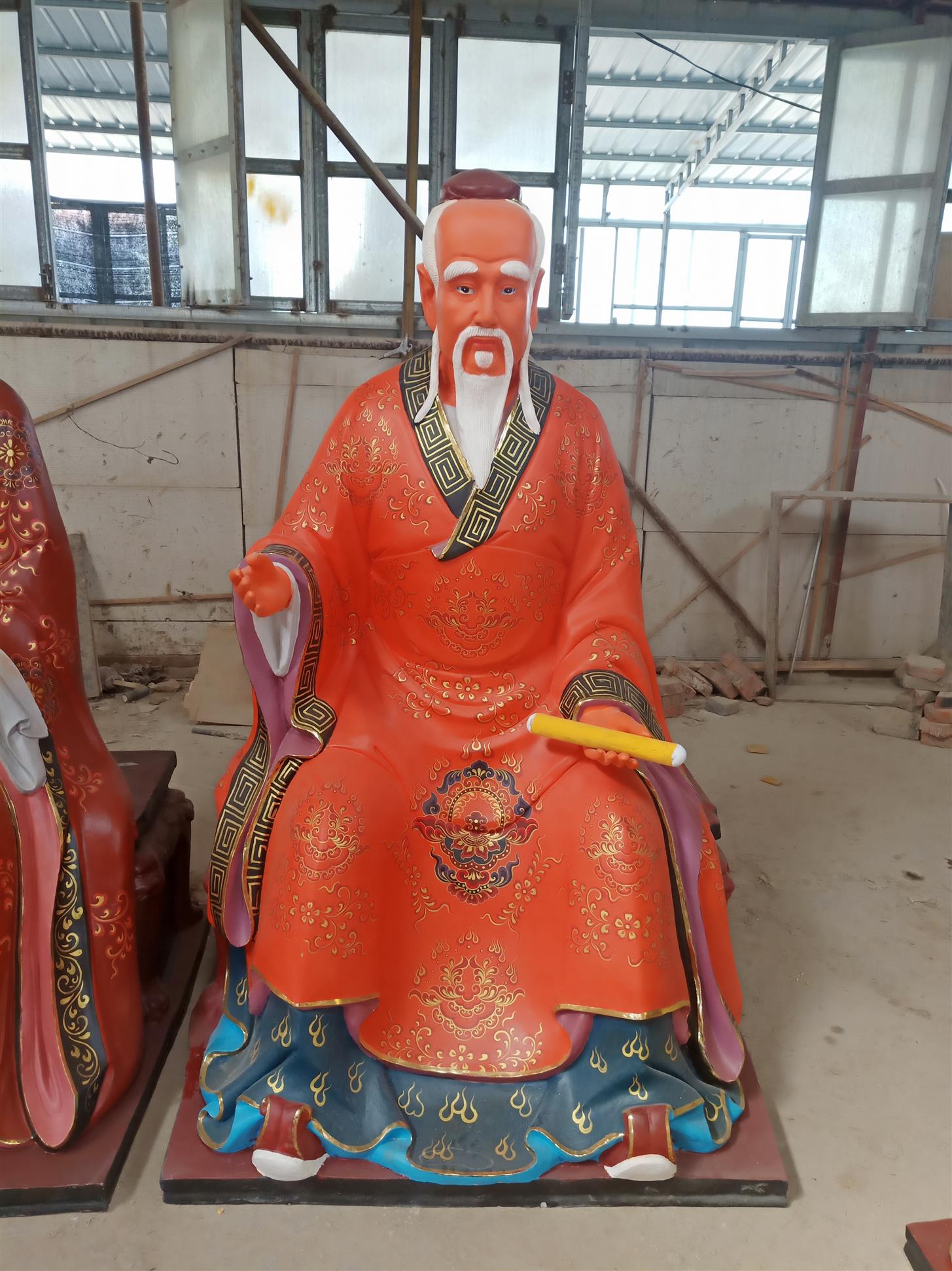 蘭州泥塑**藥王佛像圖片 扁鵲佛像