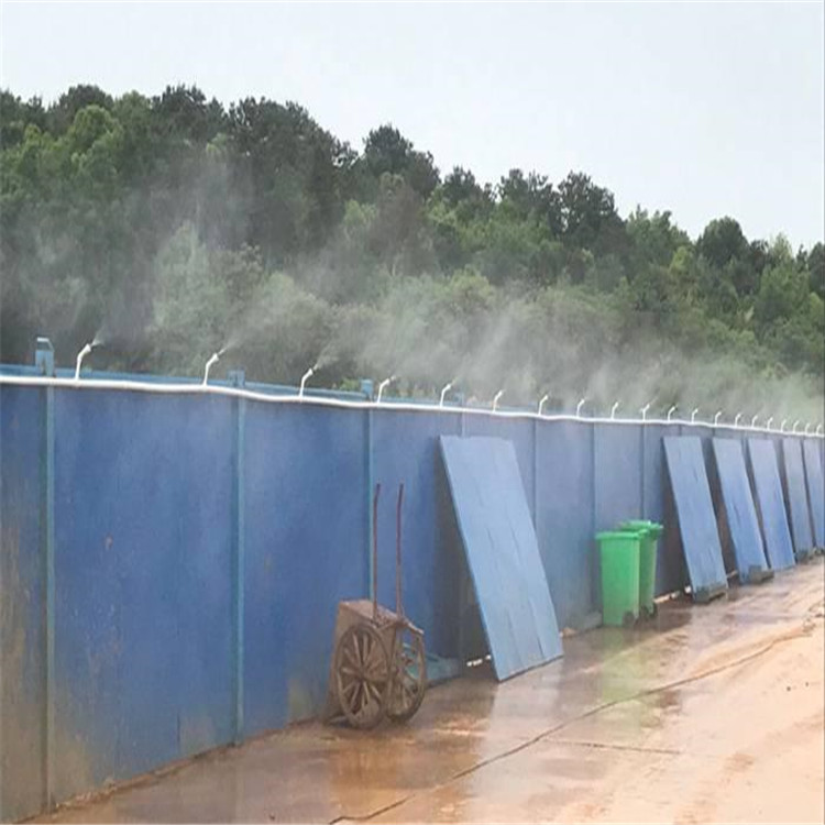 施工圍擋噴淋設施 武漢圍擋除塵噴淋系統批發 銳潔環保