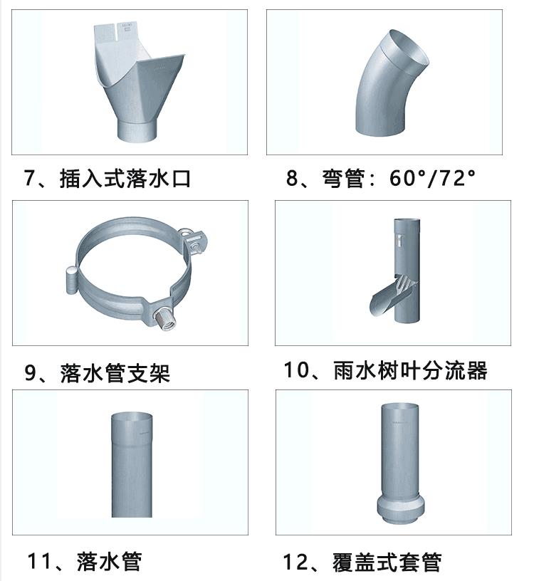 南昌钛锌板铝合金成品檐沟的厂家