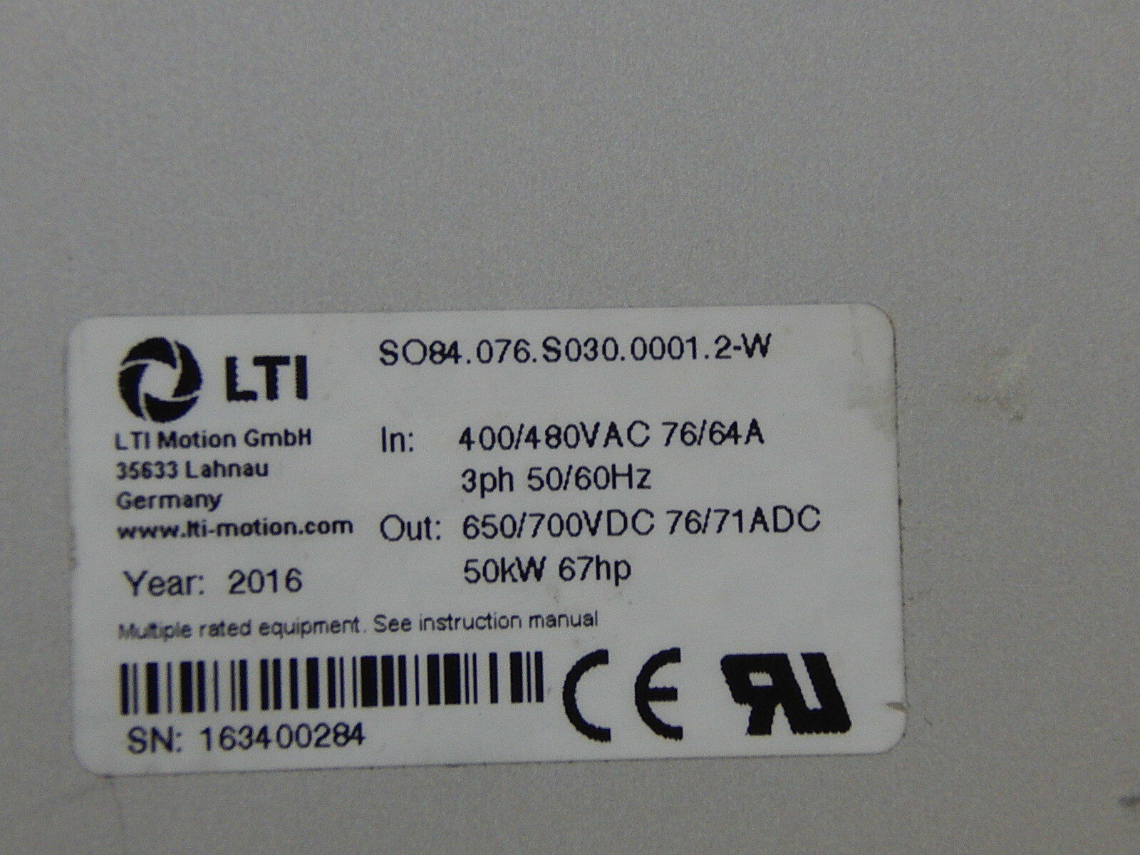 CDD32.003 VF1207M.FA 路斯特變頻器維修