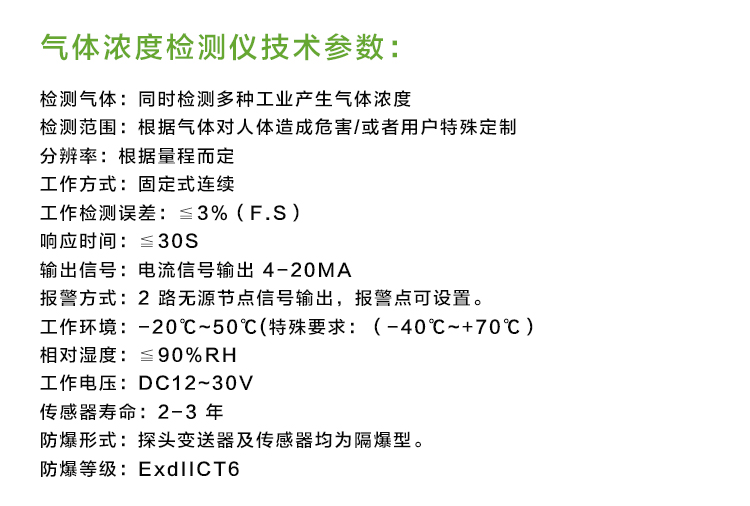 在线式甲烷传感器