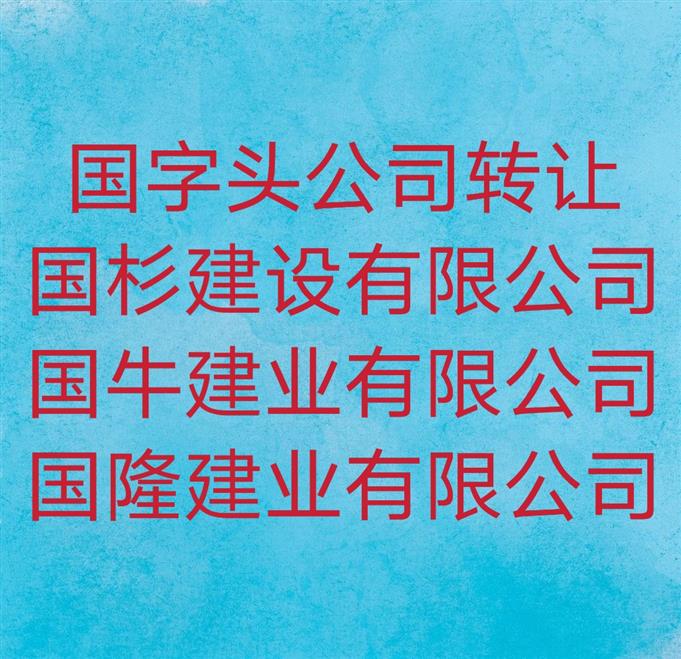 天津国家局实业公司转让价格