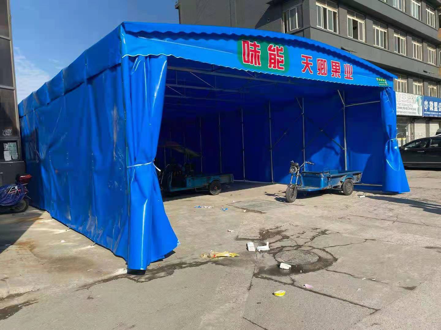 廣元活動推拉式雨棚 免費售后維護