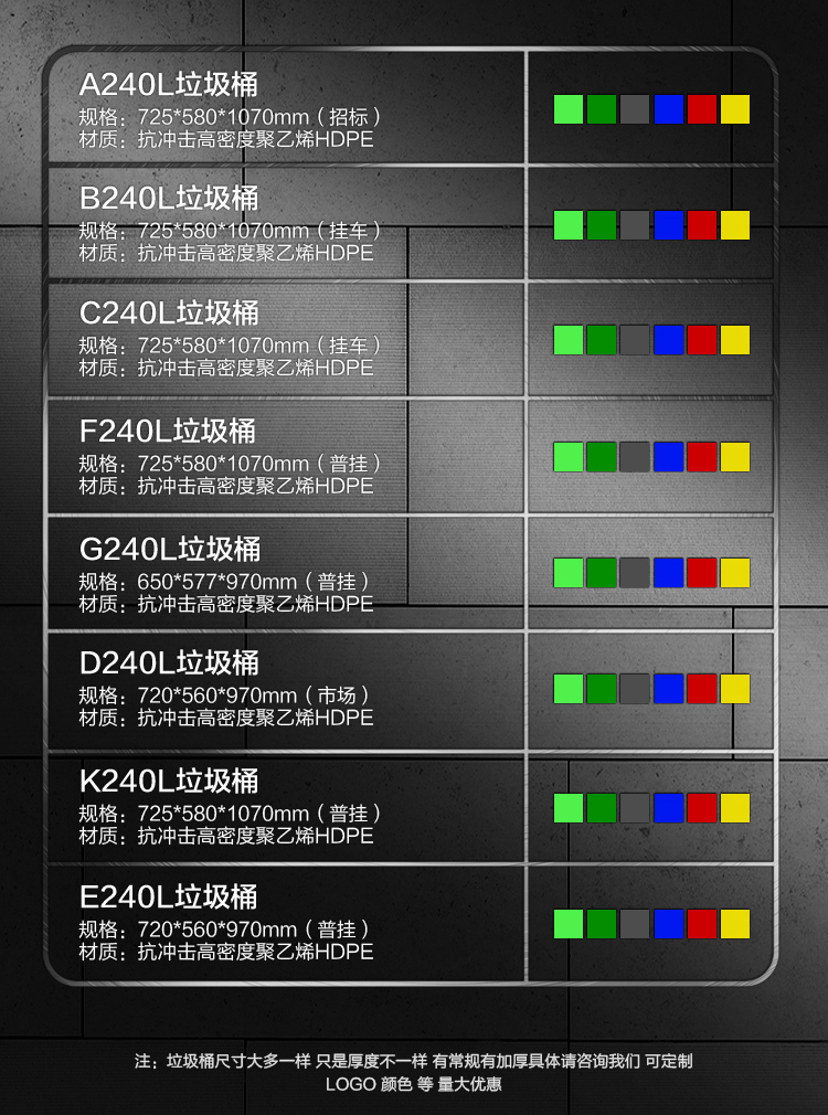 回收塑料垃圾桶