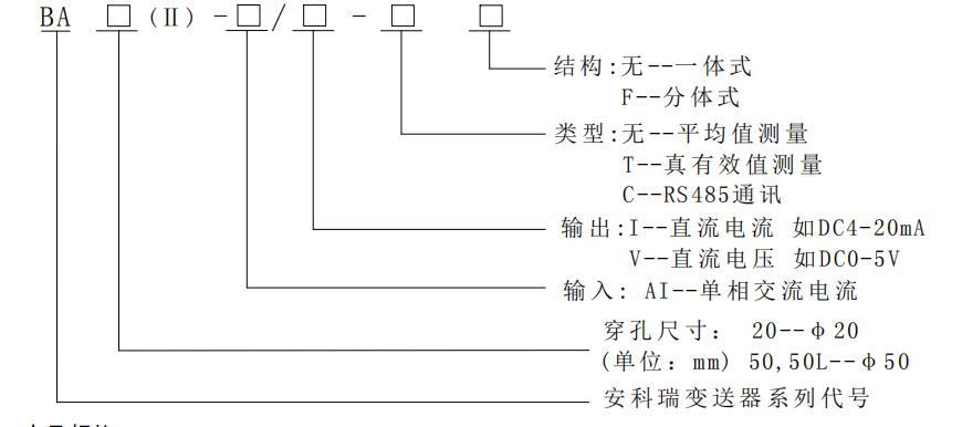 单相电流电量变送器