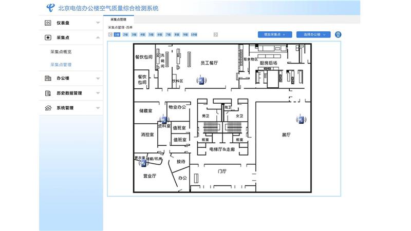 甘肃室内空气质量监测系统-德为数通