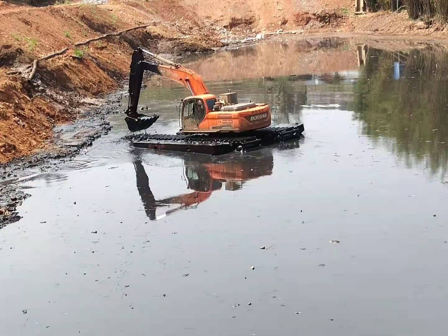 天门河道清淤疏通 河涌清淤 施工团队经验丰富