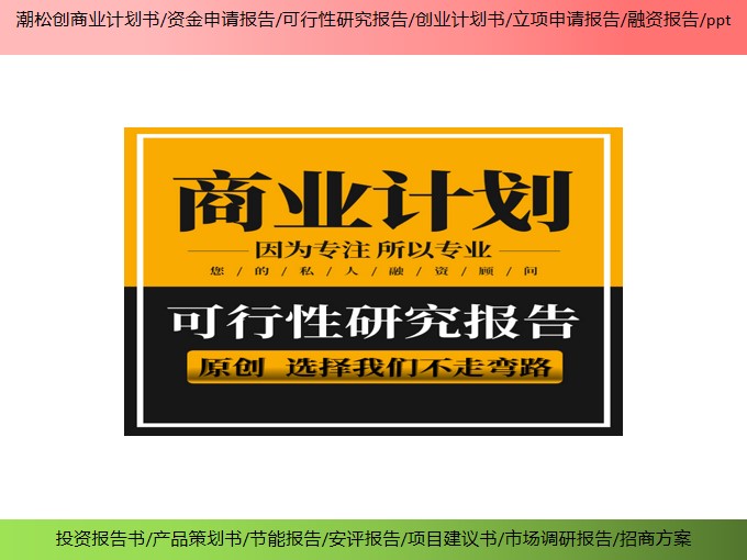 注册申请资金报告 申报书申请书 代写公司