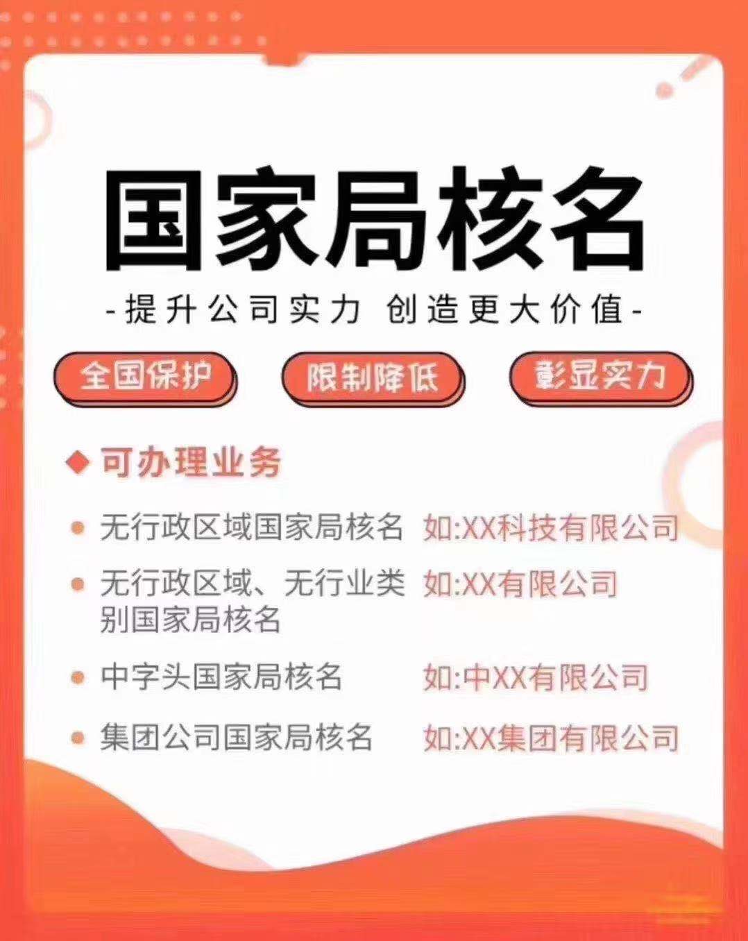 總局核名 全國代辦