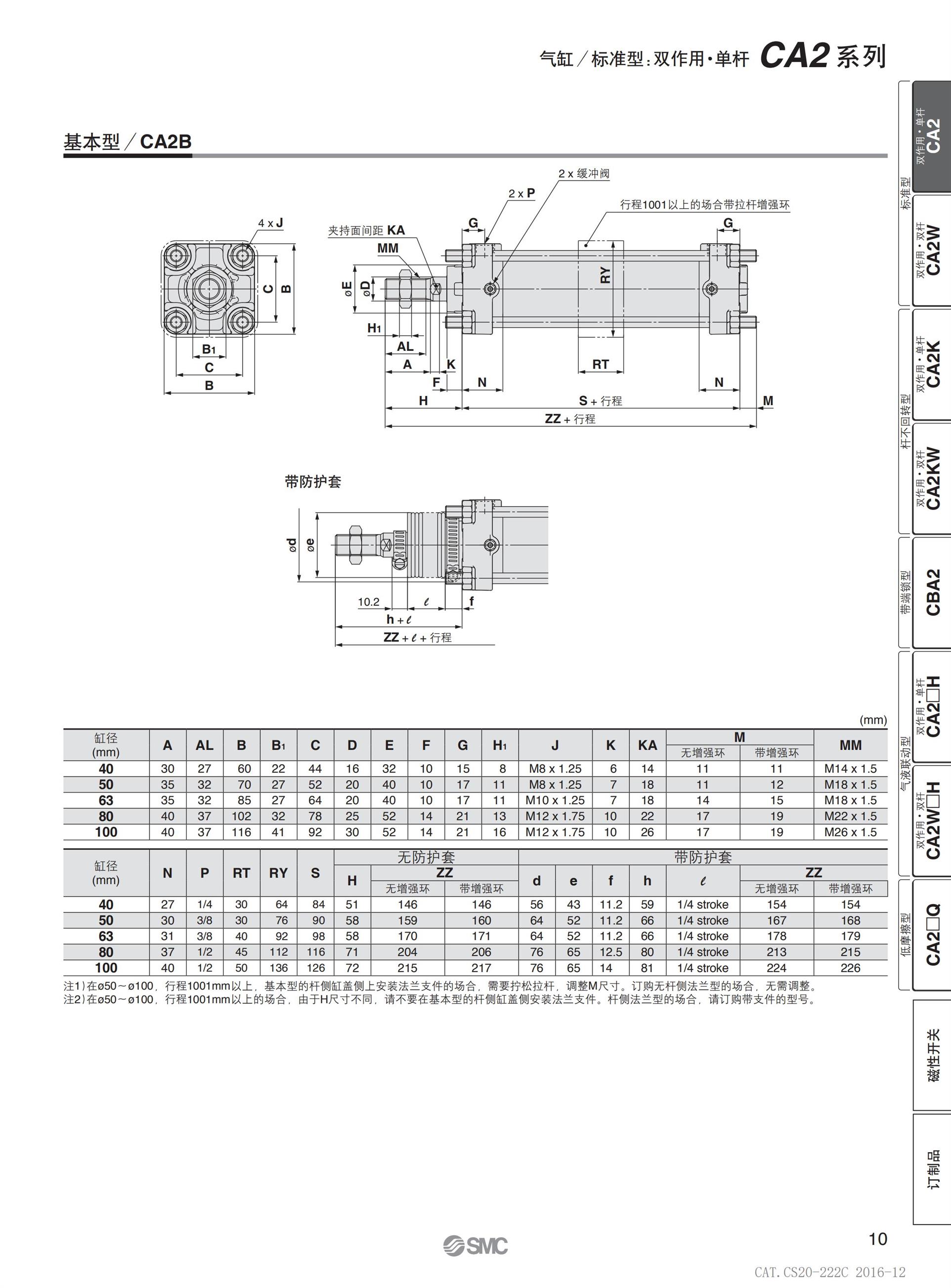 东莞CQS系列薄型气缸小型气缸单杆双作用