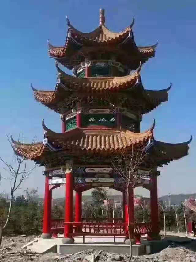 甘肃仿古凉亭-景诺古建筑工程-庭院仿古凉亭