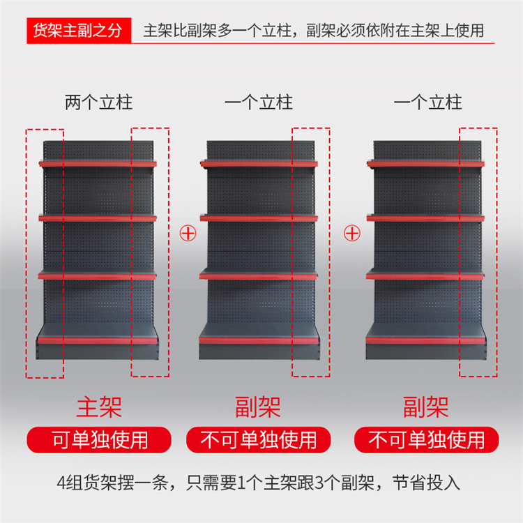 惠州便利店开店货架厂家 贯通式货架 展示架超市货架