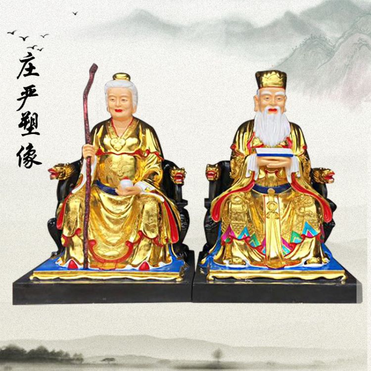 湖南木雕六十甲子神像