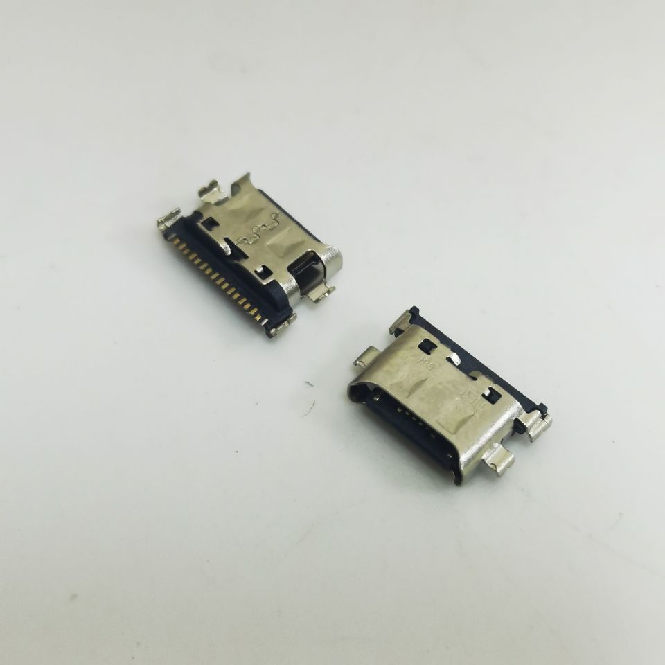 16P沉板 1.6  四脚插件TYPE-C   带接地  USB3.1母座