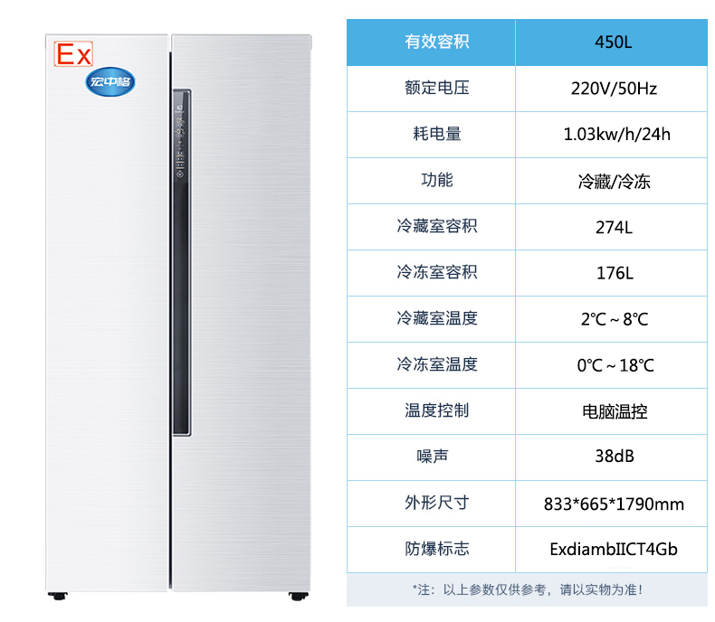 深圳防爆冰箱厂家批发