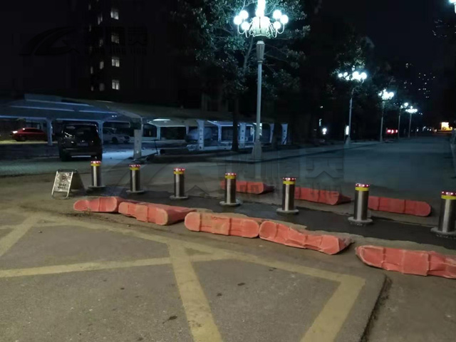 湖北校園門口路樁 武漢升降柱 *防撞路樁
