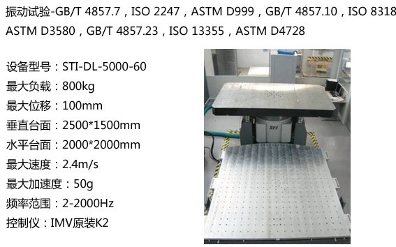 振动冲击碰撞试验报告