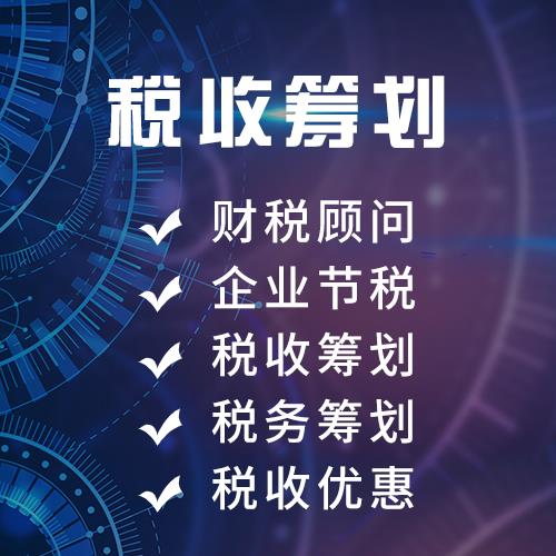 辦理稅收籌劃手續 一對一服務