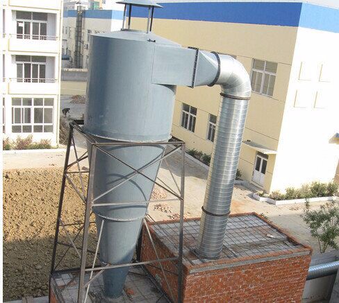 凈化效率優良 洛陽碳鋼防腐旋風除塵器