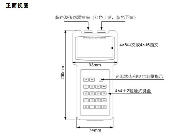 手持式声波流量计