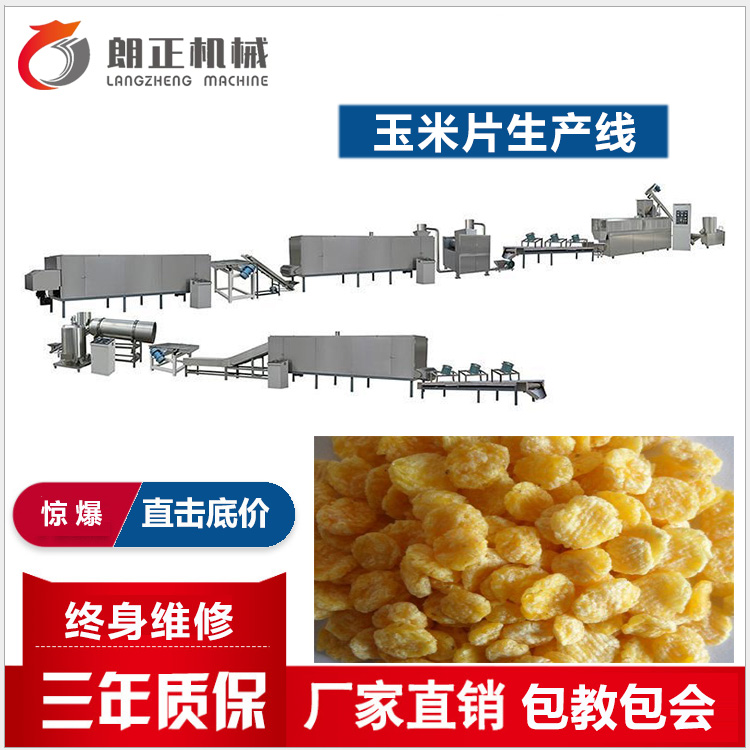 貼心服務-麥片生產線-蒸汽玉米壓片機設備