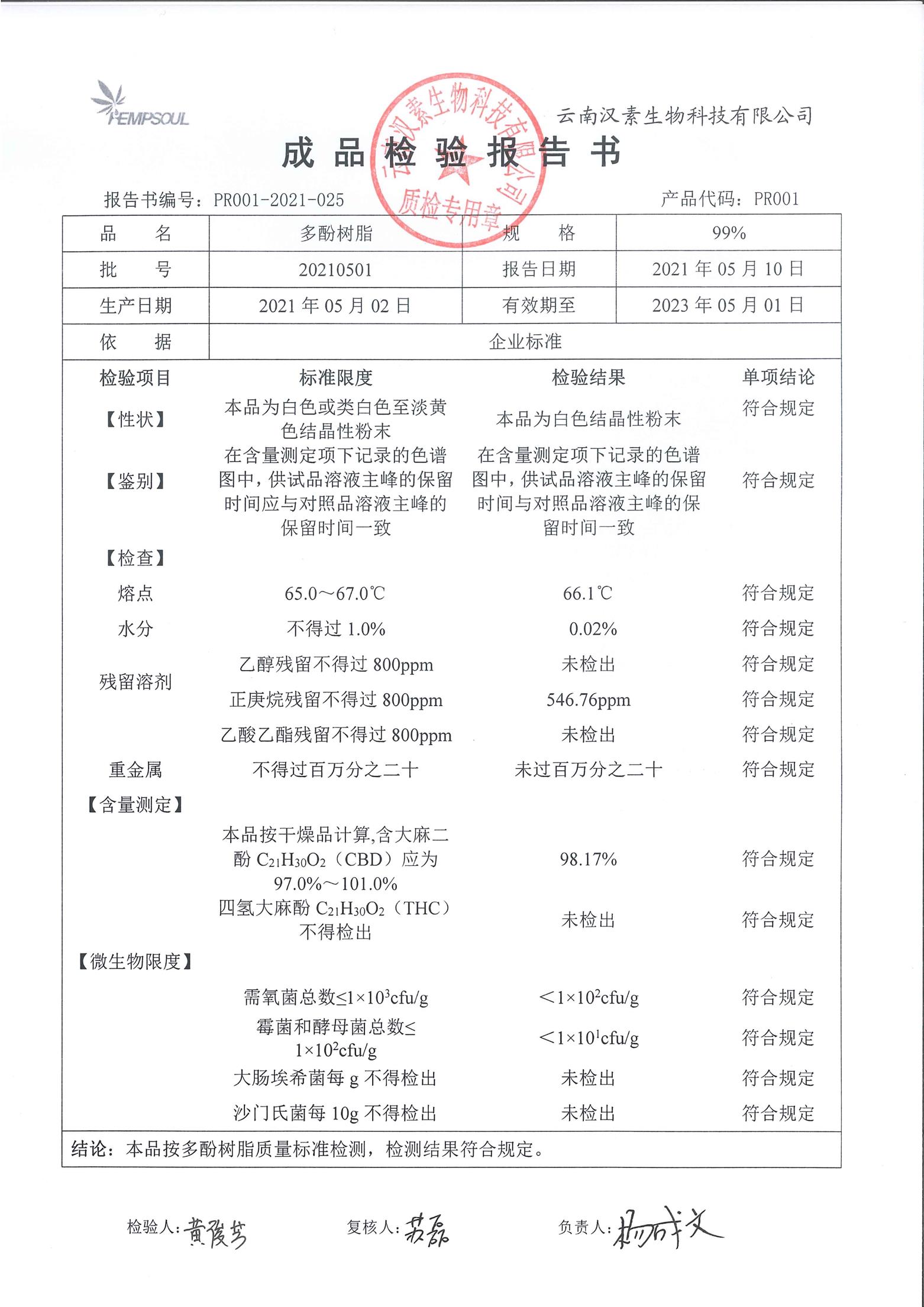 锦州CBD多树脂生产厂家