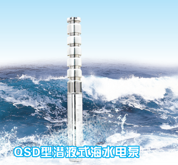 供应潜液式海水电泵 QSD140-20多级高压海水泵