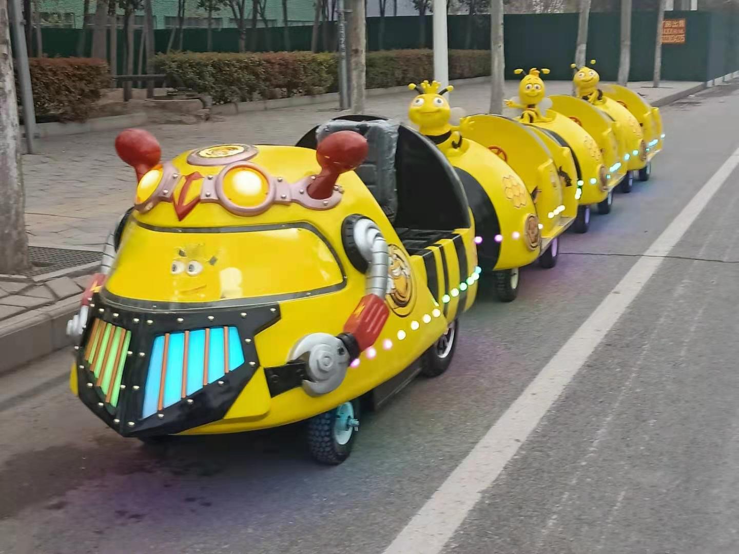 小火車 吉林商場無軌小火車供應商 電動觀光小火車