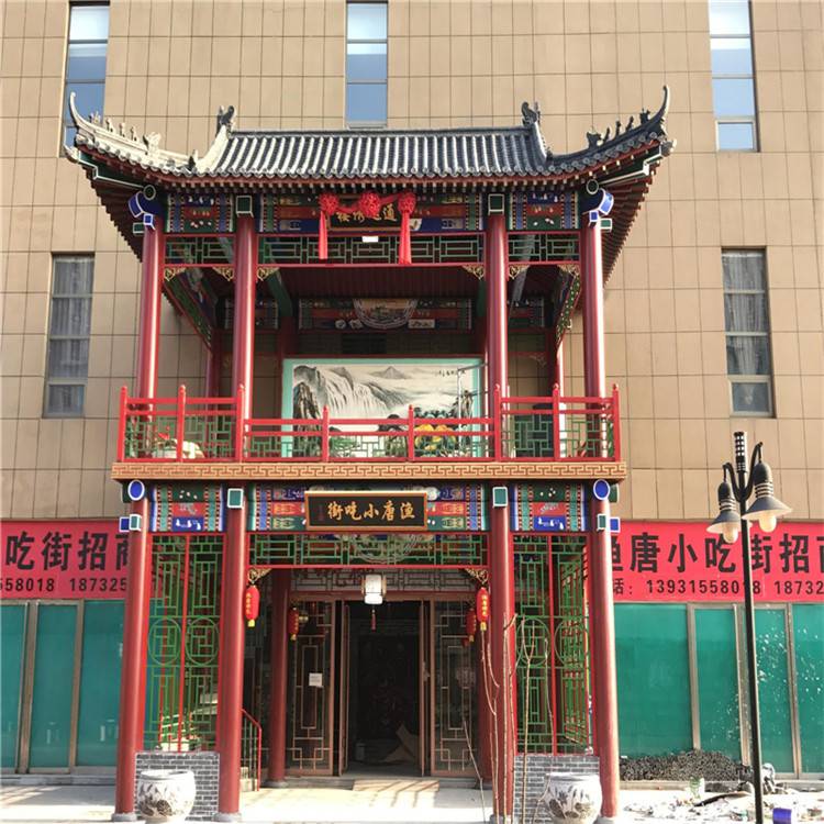 泊头古建筑凉亭 彩绘凉亭 清秀园林 规格齐全