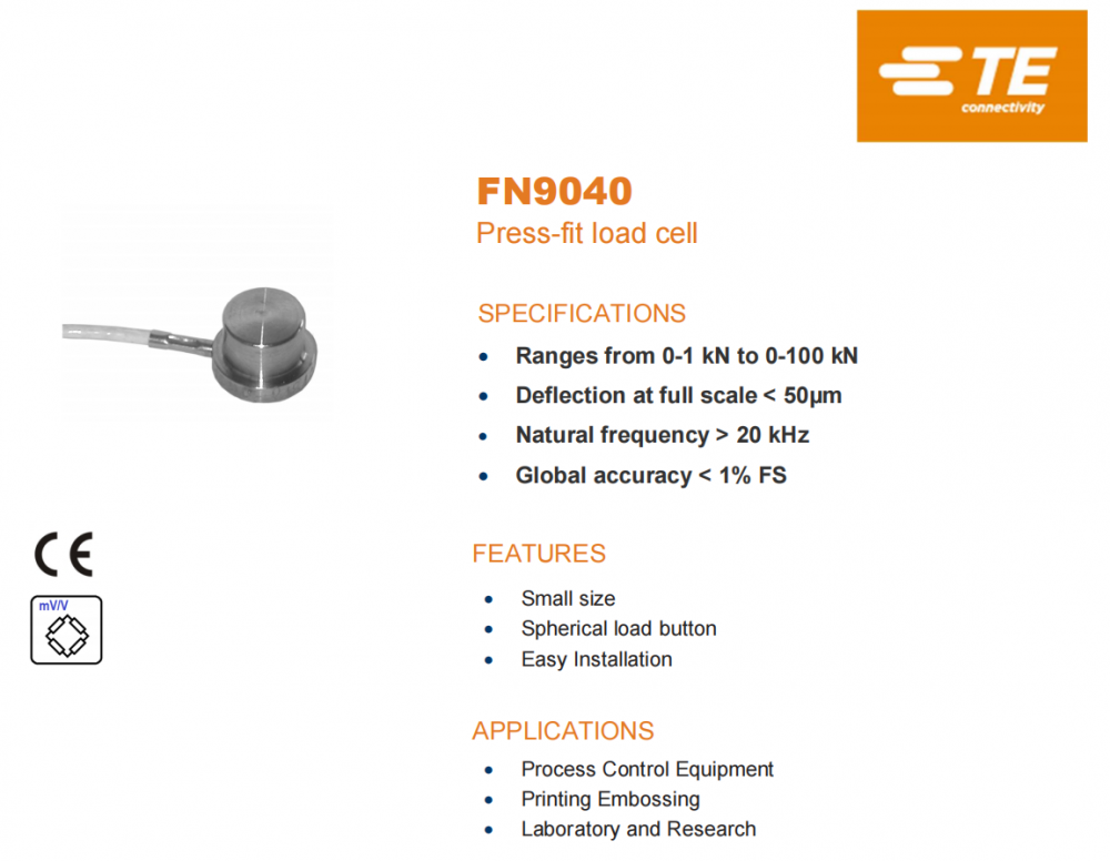 供應高精度美國 MEAS FN9040拉壓力傳感器