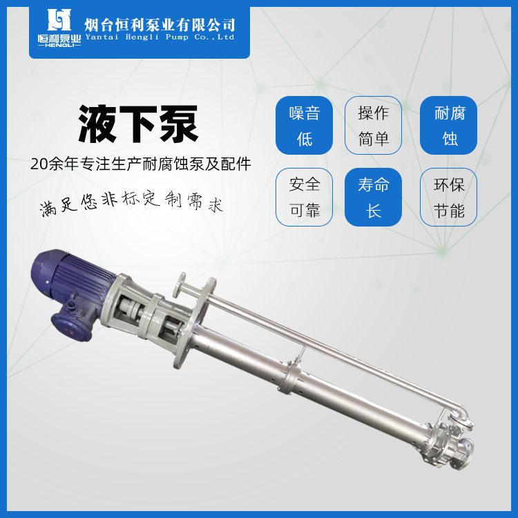 長(zhǎng)軸液下泵生產(chǎn)廠家-煙臺(tái)恒利泵業(yè)技術(shù)改造-重慶長(zhǎng)軸液下泵