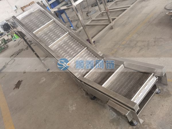 順鑫網鏈免費安裝-潘集區不銹鋼鏈板傳送機哪里有