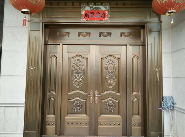 別墅庭院門廠家-福建云興鋼藝別墅大門-福清別墅庭院門