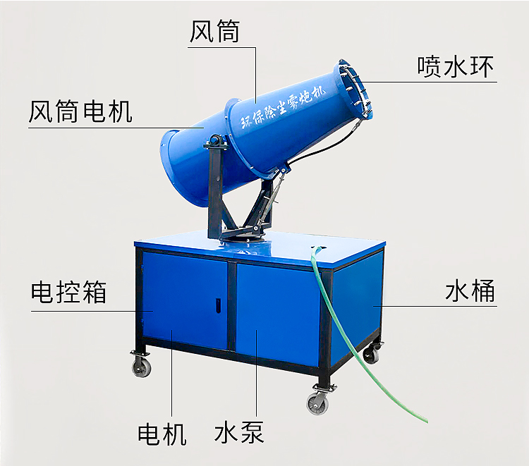 厦门工地除尘雾炮机生产厂家 上海大运