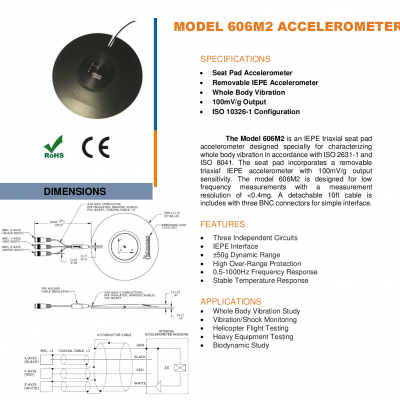 供應美國MREAS606M2 坐墊式加速度傳感器