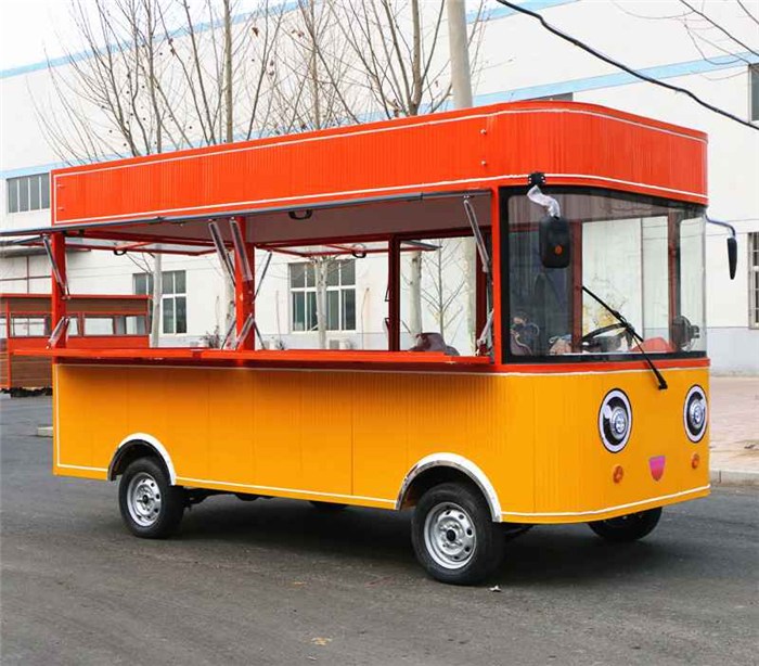流動電動餐車-億品香餐車-流動電動餐車熏肉卷餅