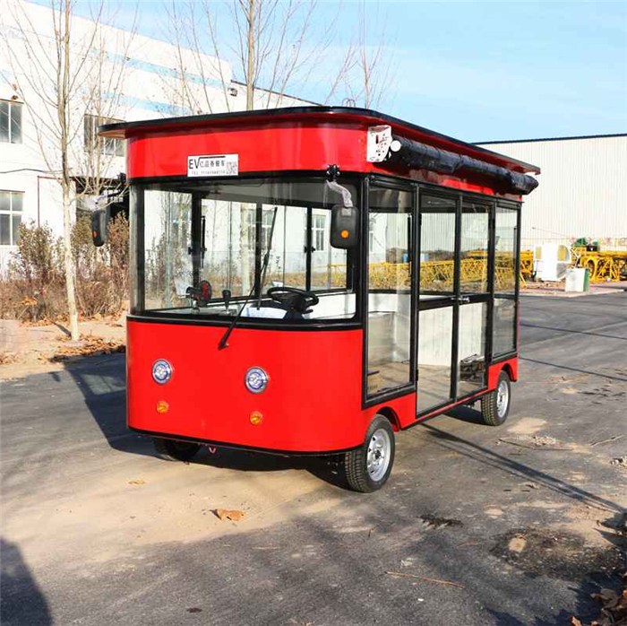億品香餐車生產基地-烤面筋小吃電動車圖片-七臺河市小吃車
