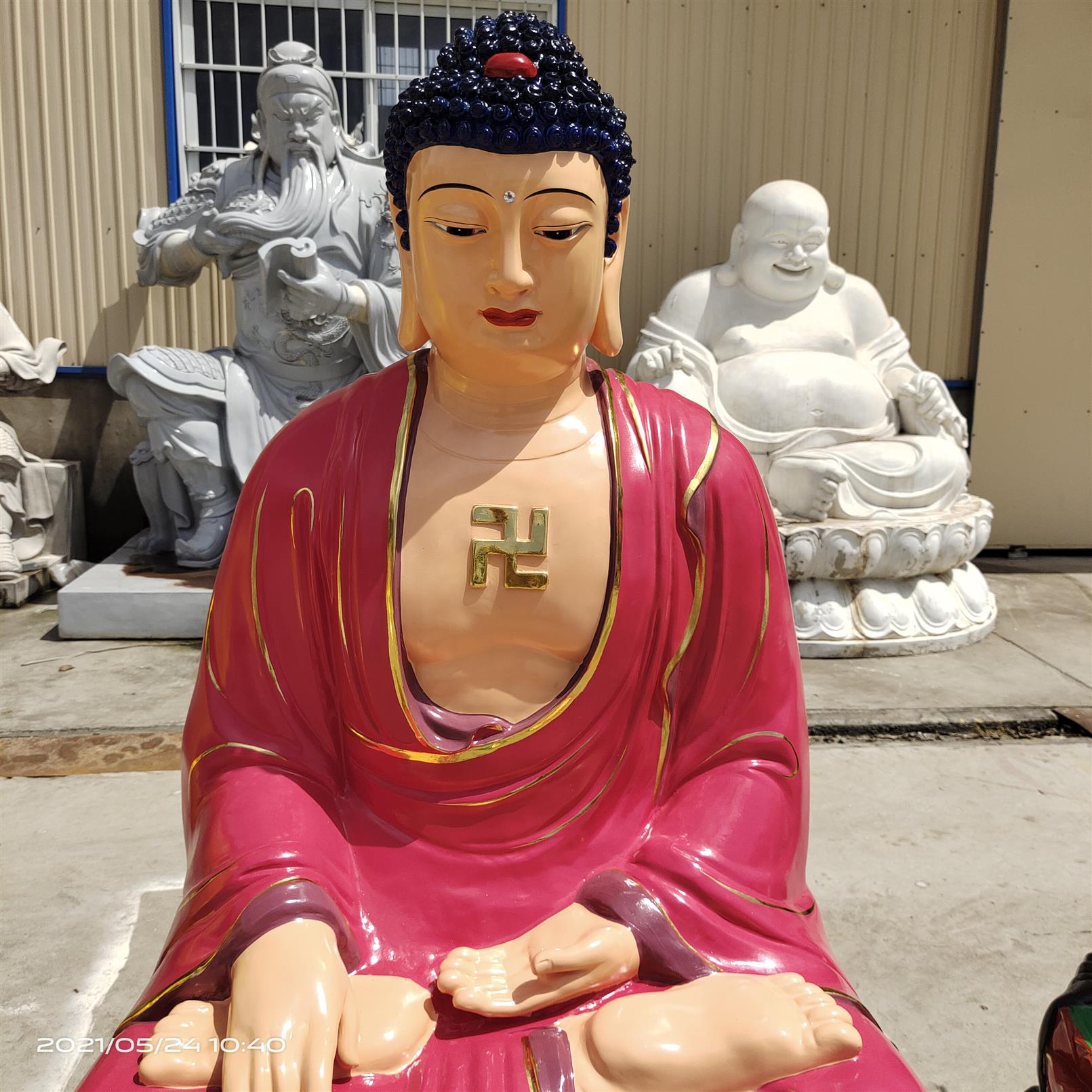 邢臺香樟木華嚴三圣佛像 婆娑三圣佛像 一手貨源