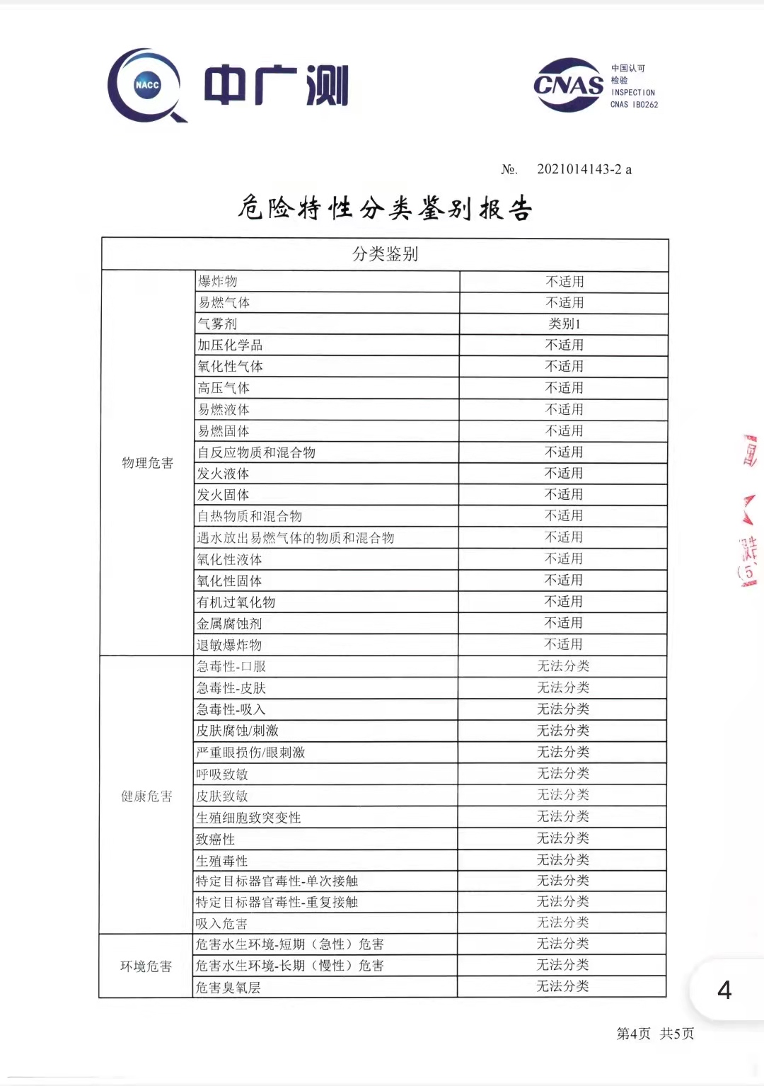 防城港化学品危险特性分类报告多久