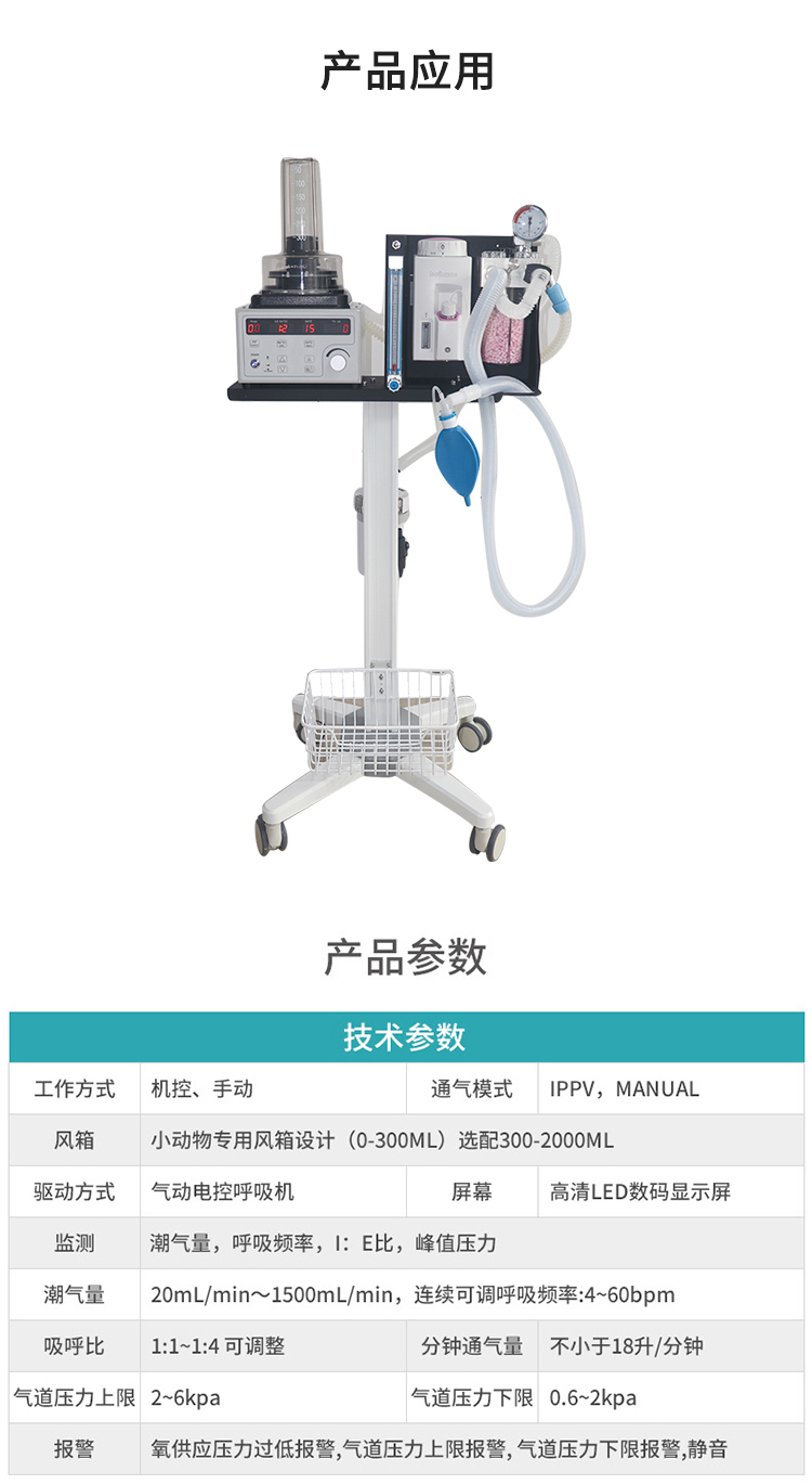 大动物麻醉呼吸机直供