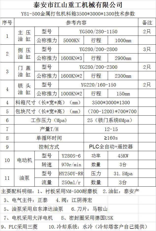 金属打包机厂家报价