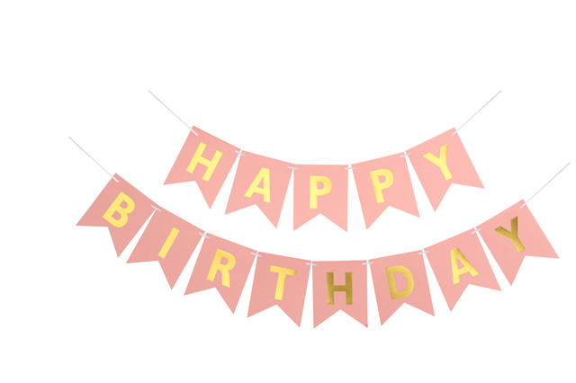生日彩旗定制-生日彩旗-婧加包裝值得選擇